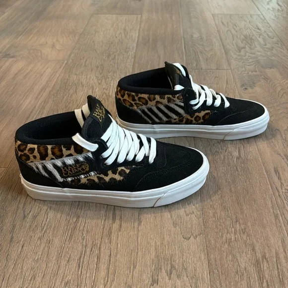 Vans Half Cab 33 DX Jungle Clash Animal Print Leopard Zebra Men’s 6.5 Wo… - Picture 2 of 6